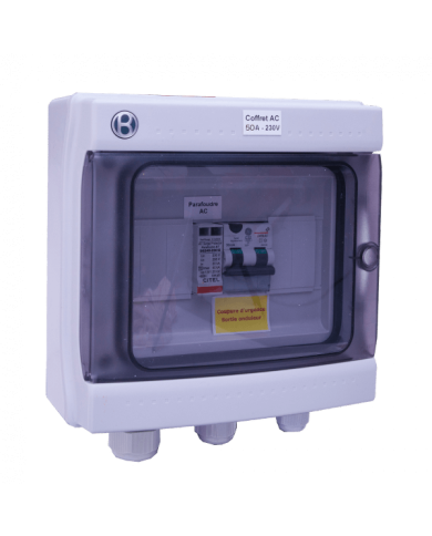 Quadro AC monofase 230V 50A 7-10kW