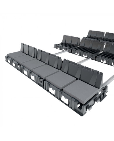 Binario per installazione orizzontale per sistema Falx | Alma Solar® N°1 di pannelli fotovoltaici online Binario per installazione orizzontale per sistema Falx | Alma Solar® N°1 di pannelli fotovoltaici online