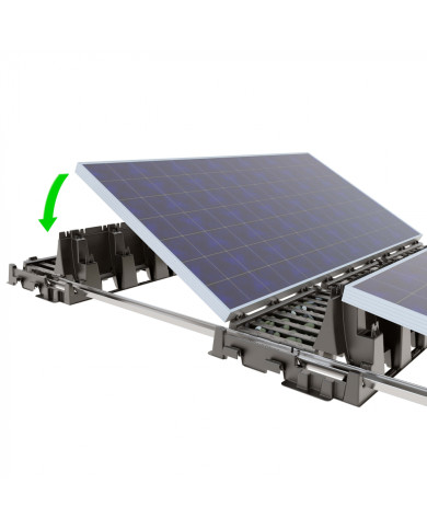 Binario per installazione orizzontale per sistema Falx 1523mm| Alma Solar® N°1 di pannelli fotovoltaici online Binario per installazione orizzontale per sistema Falx 1523mm| Alma Solar® N°1 di pannelli fotovoltaici online