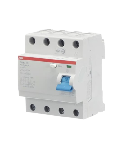 ABB F204A-40/0,3 Interruttore FI 4 poli 40/0,3A ABB F204A-40/0,3 Interruttore FI 4 poli 40/0,3A