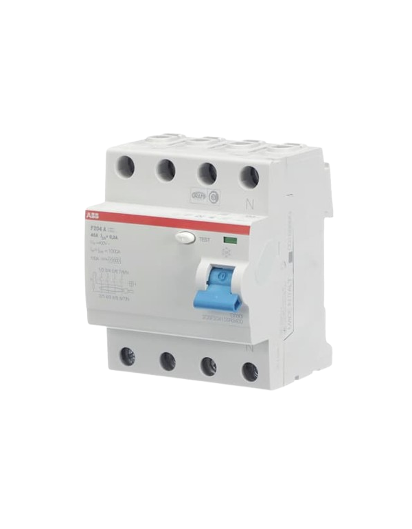ABB F204A-40/0,3 Interruttore FI 4 poli 40/0,3A ABB F204A-40/0,3 Interruttore FI 4 poli 40/0,3A