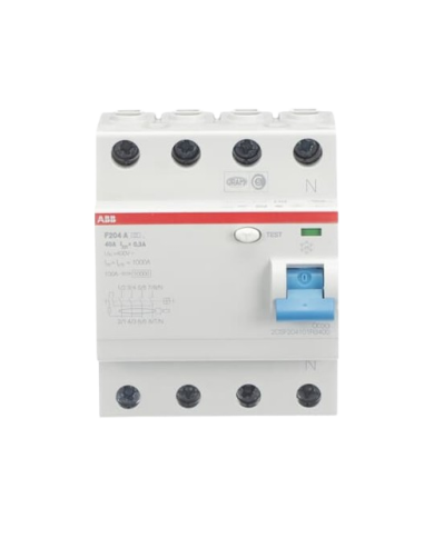 ABB F204A-40/0,3 Interruttore FI 4 poli 40/0,3A ABB F204A-40/0,3 Interruttore FI 4 poli 40/0,3A