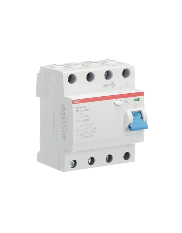 ABB 2CSF204101R1630 F204A-63/0,03 RCD tipo A 4 poli 63 A 0.03 A 230 V ABB 2CSF204101R1630 F204A-63/0,03 RCD tipo A 4 poli 63 A 0.03 A 230 V