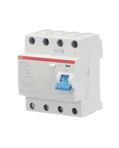 ABB 2CSF204101R1630 F204A-63/0,03 RCD tipo A 4 poli 63 A 0.03 A 230 V ABB 2CSF204101R1630 F204A-63/0,03 RCD tipo A 4 poli 63 A 0.03 A 230 V