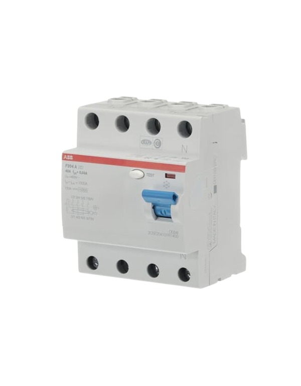 ABB F204 A-40/0,03 F204A-40/0,03 Dispositivo di corrente residua (RCD) 4P, Tipo A, 40A, 30mA 2CSF204101R1400 ABB F204 A-40/0,03 F204A-40/0,03 Dispositivo di corrente residua (RCD) 4P, Tipo A, 40A, 30mA 2CSF204101R1400