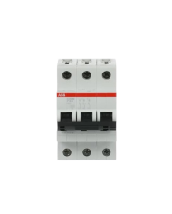 ABB S203M-C63 interruttore automatico 3P 63A Caratteristica C, 10 kA ABB S203M-C63 interruttore automatico 3P 63A Caratteristica C, 10 kA