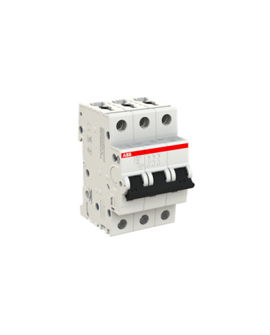 ABB S203M-C50 interruttore automatico 3P 50A Caratteristica C, 10 kA ABB S203M-C50 interruttore automatico 3P 50A Caratteristica C, 10 kA
