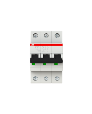 ABB S203M-B40 interruttore automatico 3P 40A Caratteristica B, 10 kA ABB S203M-B40 interruttore automatico 3P 40A Caratteristica B, 10 kA