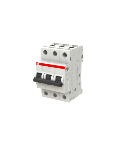 ABB S203M-C40 interruttore automatico 3P 40A Caratteristica C, 10 kA ABB S203M-C40 interruttore automatico 3P 40A Caratteristica C, 10 kA