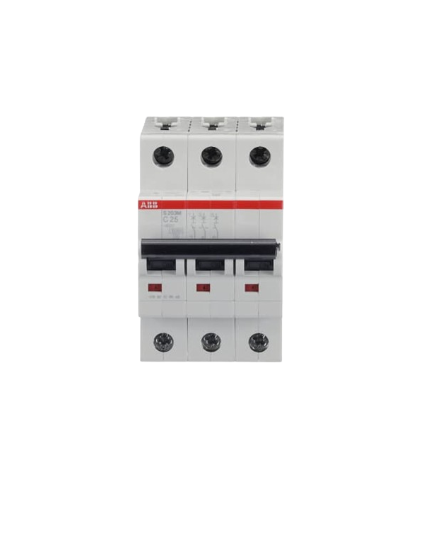 ABB S203M-C25 interruttore automatico 3P 25A Caratteristica C, 10 kA