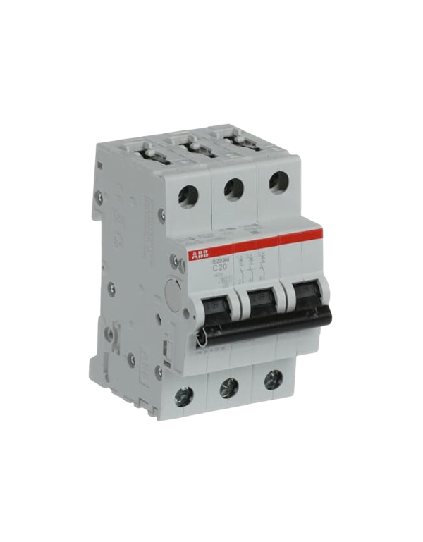ABB S203M-C20 interruttore automatico 3P 20A Caratteristica C, 10 kA