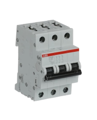 ABB S203M-C20 interruttore automatico 3P 20A Caratteristica C, 10 kA ABB S203M-C20 interruttore automatico 3P 20A Caratteristica C, 10 kA