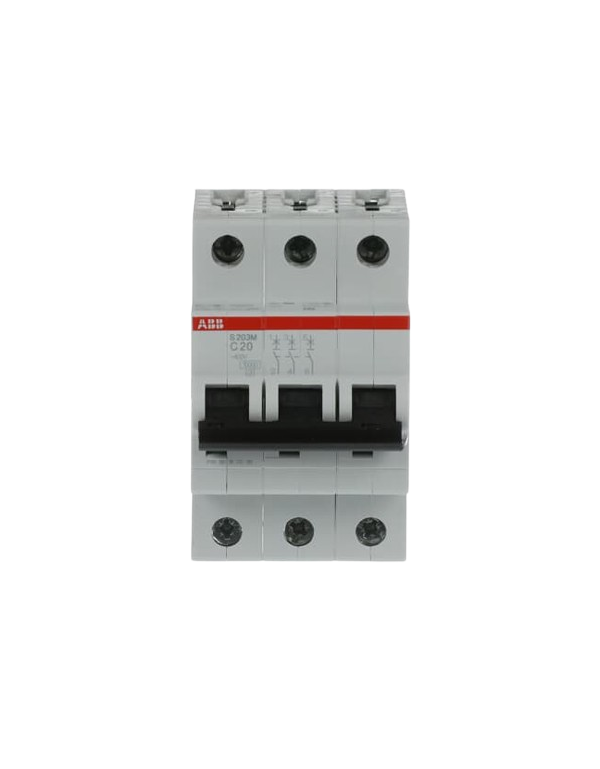 ABB S203M-C20 interruttore automatico 3P 20A Caratteristica C, 10 kA