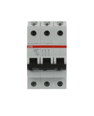 ABB S203M-B16 interruttore automatico 3P 16A Caratteristica B, 10 kA ABB S203M-B16 interruttore automatico 3P 16A Caratteristica B, 10 kA