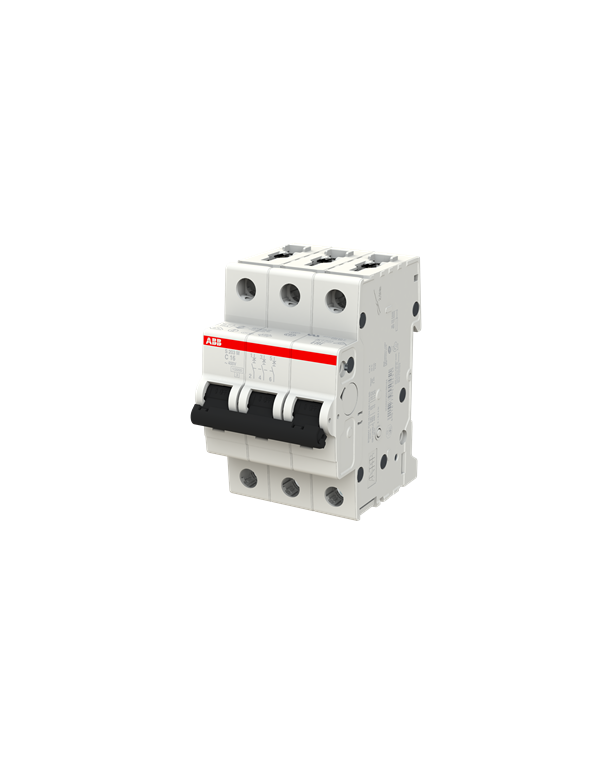 ABB S203M-C16 interruttore automatico 3P 16A Caratteristica C, 10 kA ABB S203M-C16 interruttore automatico 3P 16A Caratteristica C, 10 kA
