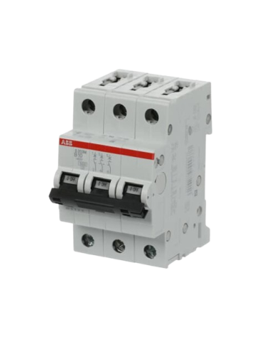 ABB S203M-B10 interruttore automatico 3P 10A Caratteristica B, 10 kA ABB S203M-B10 interruttore automatico 3P 10A Caratteristica B, 10 kA