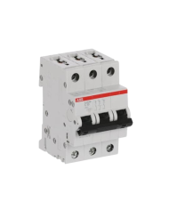 ABB S203M-C10 interruttore automatico 3P 10A Caratteristica C, 10 kA ABB S203M-C10 interruttore automatico 3P 10A Caratteristica C, 10 kA