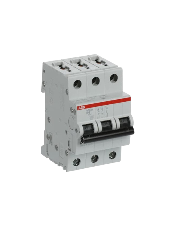 ABB S203M-B6 interruttore automatico 3P 6A Caratteristica B, 10 kA