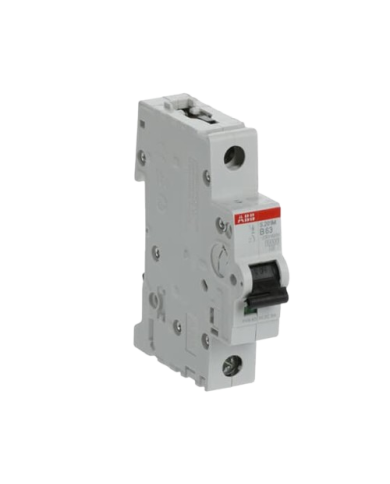 ABB S201M-B63 interruttore automatico 1P 63A Caratteristica B, 10 kA ABB S201M-B63 interruttore automatico 1P 63A Caratteristica B, 10 kA