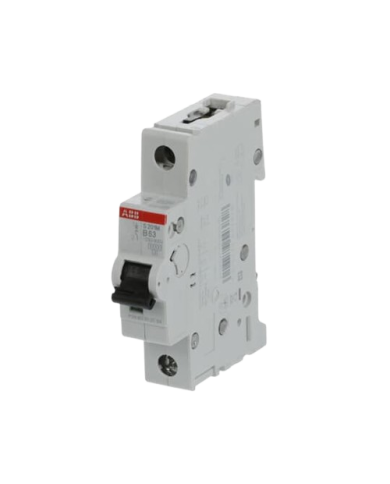 ABB S201M-B63 interruttore automatico 1P 63A Caratteristica B, 10 kA ABB S201M-B63 interruttore automatico 1P 63A Caratteristica B, 10 kA