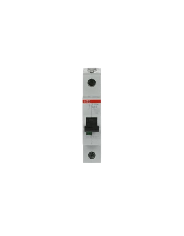 ABB S201M-C63 interruttore automatico 1P 63A Caratteristica C, 10 kA ABB S201M-C63 interruttore automatico 1P 63A Caratteristica C, 10 kA