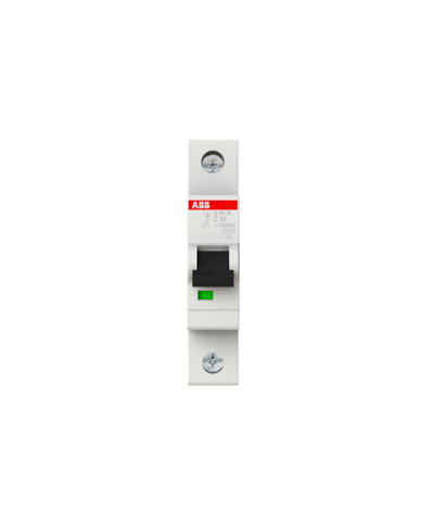 ABB S201M-C50 interruttore automatico 1P 50A Caratteristica C, 10 kA ABB S201M-C50 interruttore automatico 1P 50A Caratteristica C, 10 kA
