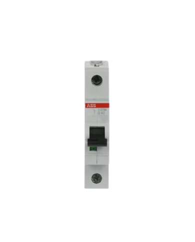 ABB S201M-B40 interruttore automatico 1P 40A Caratteristica B, 10 kA ABB S201M-B40 interruttore automatico 1P 40A Caratteristica B, 10 kA