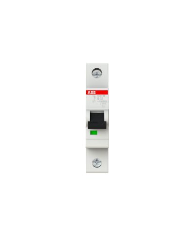 ABB S201M-B32 interruttore automatico 1P 32A Caratteristica B, 10 kA ABB S201M-B32 interruttore automatico 1P 32A Caratteristica B, 10 kA