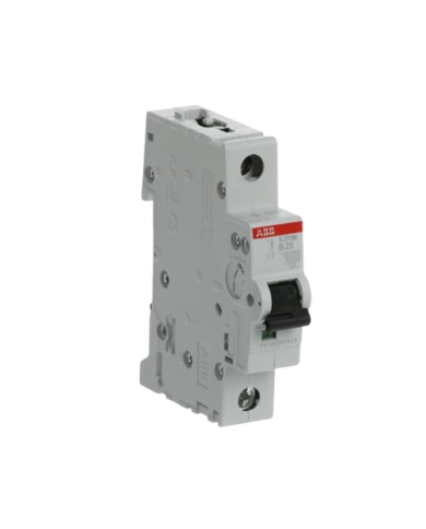 ABB S201M-B25 interruttore automatico 1P 25A Caratteristica B, 10 kA ABB S201M-B25 interruttore automatico 1P 25A Caratteristica B, 10 kA