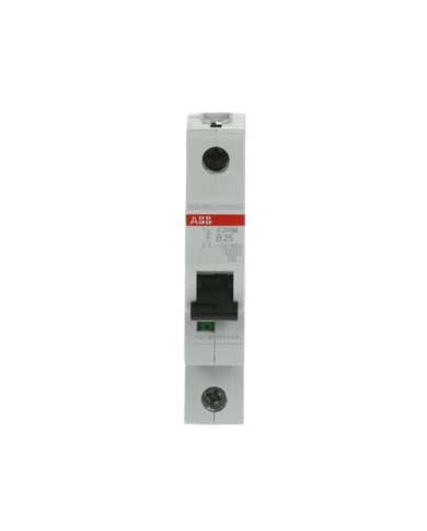 ABB S201M-B25 interruttore automatico 1P 25A Caratteristica B, 10 kA ABB S201M-B25 interruttore automatico 1P 25A Caratteristica B, 10 kA