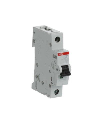 ABB S201M-C25 interruttore automatico 1P 25A Caratteristica C, 10 kA ABB S201M-C25 interruttore automatico 1P 25A Caratteristica C, 10 kA