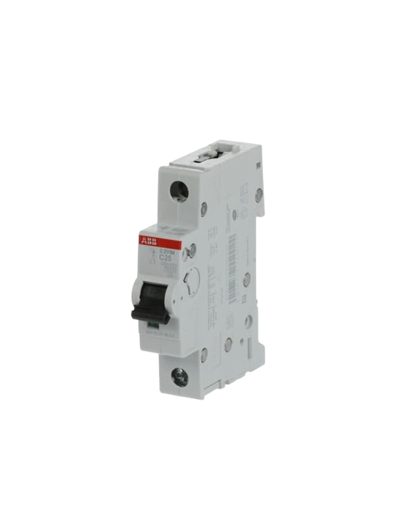 ABB S201M-C25 interruttore automatico 1P 25A Caratteristica C, 10 kA ABB S201M-C25 interruttore automatico 1P 25A Caratteristica C, 10 kA