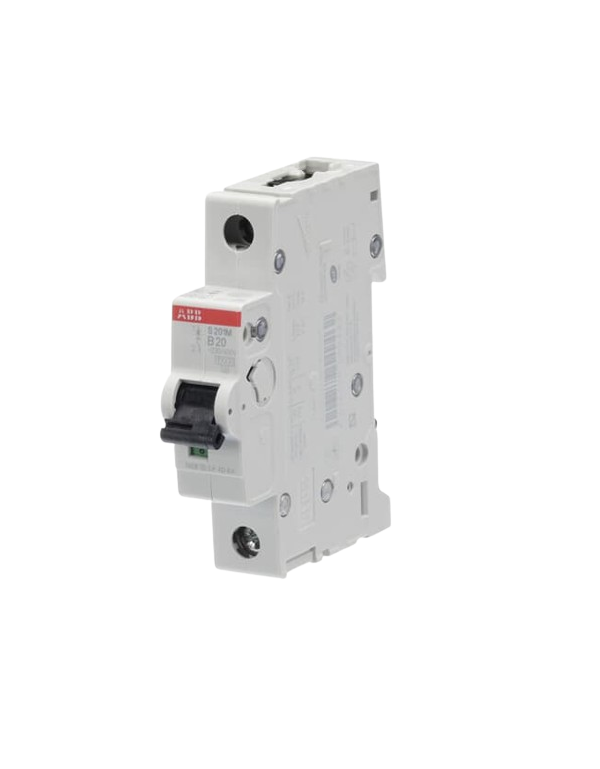ABB S201M-B20 interruttore automatico 1P 20A Caratteristica B, 10 kA ABB S201M-B20 interruttore automatico 1P 20A Caratteristica B, 10 kA