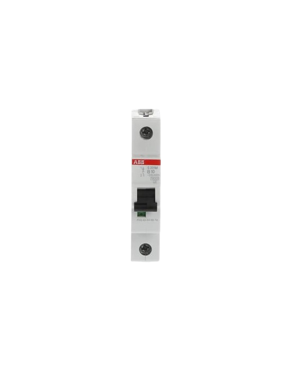 ABB S201M-B10 interruttore automatico 1P 10A Caratteristica B, 10 kA ABB S201M-B10 interruttore automatico 1P 10A Caratteristica B, 10 kA