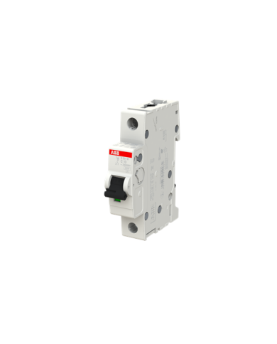 ABB S201M-C10 interruttore automatico 1P 10A Caratteristica C, 10 kA ABB S201M-C10 interruttore automatico 1P 10A Caratteristica C, 10 kA