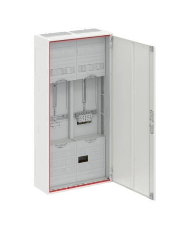 Striebel & John DD27V11B Armadietto completo per 40A 1 contatore & 1 riserva, 48TE, BH3, 2-campi 16 mm² Striebel & John DD27V11B Armadietto completo per 40A 1 contatore & 1 riserva, 48TE, BH3, 2-campi 16 mm²