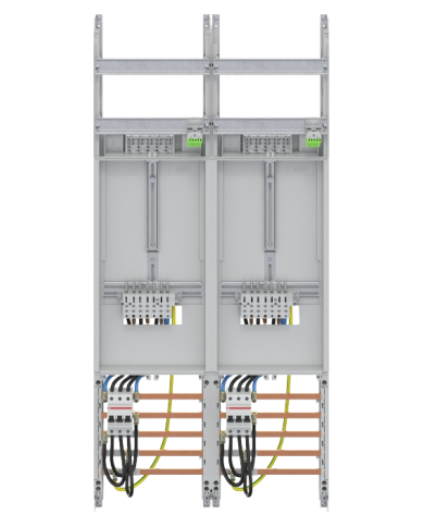 Striebel & John DF27U2B Campo completo 40A 2 contatori, 48TE, BH3, 2-campi, 16 mm² Striebel & John DF27U2B Campo completo 40A 2 contatori, 48TE, BH3, 2-campi, 16 mm²