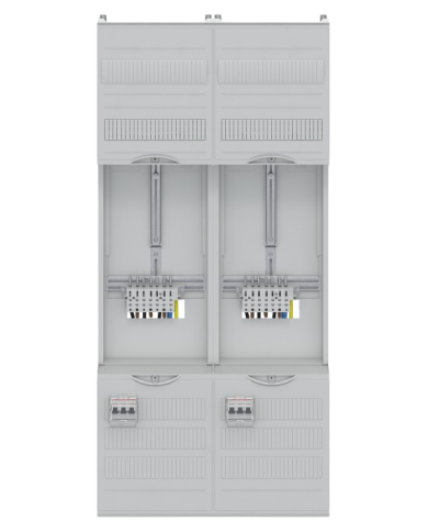 Striebel & John DF27U2B Campo completo 40A 2 contatori, 48TE, BH3, 2-campi, 16 mm² Striebel & John DF27U2B Campo completo 40A 2 contatori, 48TE, BH3, 2-campi, 16 mm²