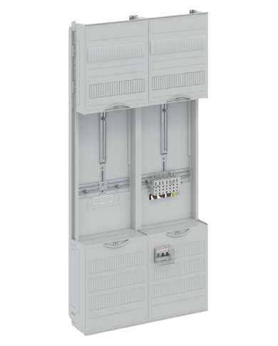 Striebel & John DF27U11B Campo completo 40A 1 contatore & 1 riserva, 48TE, BH3, 2-campi, 16 mm² Striebel & John DF27U11B Campo completo 40A 1 contatore & 1 riserva, 48TE, BH3, 2-campi, 16 mm²