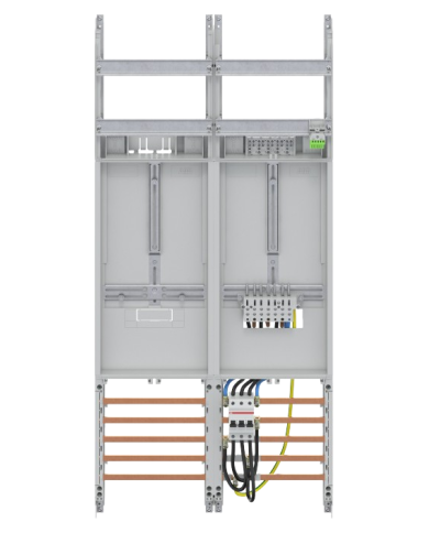 Striebel & John DF27U11B Campo completo 40A 1 contatore & 1 riserva, 48TE, BH3, 2-campi, 16 mm² Striebel & John DF27U11B Campo completo 40A 1 contatore & 1 riserva, 48TE, BH3, 2-campi, 16 mm²