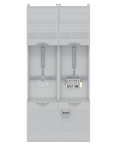 Striebel & John DF27U11B Campo completo 40A 1 contatore & 1 riserva, 48TE, BH3, 2-campi, 16 mm² Striebel & John DF27U11B Campo completo 40A 1 contatore & 1 riserva, 48TE, BH3, 2-campi, 16 mm²