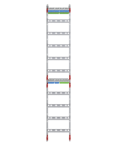 Striebel & John FV19 Campo di distribuzione 9-file 108TE, BH5, 1-campo Striebel & John FV19 Campo di distribuzione 9-file 108TE, BH5, 1-campo