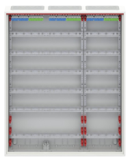 Striebel & John CA36V Quadro di distribuzione piccolo da parete 6-file IP30, 800 x 950 x 160 mm, 216TE, 3-campi Striebel & John CA36V Quadro di distribuzione piccolo da parete 6-file IP30, 800 x 950 x 160 mm, 216TE, 3-campi
