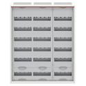 Striebel & John CA36V Quadro di distribuzione piccolo da parete 6-file IP30, 800 x 950 x 160 mm, 216TE, 3-campi