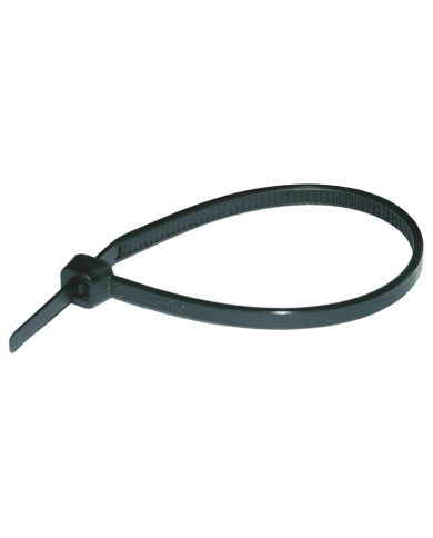 Fascette nere resistenti ai raggi UV 203x4,6 mm (confezione da 100) Fascette nere resistenti ai raggi UV 203x4,6 mm (confezione da 100)