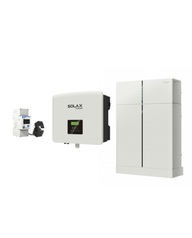 Kit SOLAX Hybrid da 5kW con unità di accumulo da 3kWh