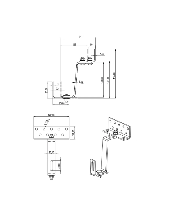 Gancio I'M SOLAR per tegola Marsiglia | Alma Solar® N°1 di pannelli fotovoltaici online Gancio I'M SOLAR per tegola Marsiglia | Alma Solar® N°1 di pannelli fotovoltaici online