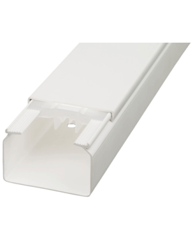 Canalina per cavi 2m colore bianco 60x40mm | Alma Solar N°1 di pannelli fotovoltaici online Canalina per cavi 2m colore bianco 60x40mm | Alma Solar N°1 di pannelli fotovoltaici online