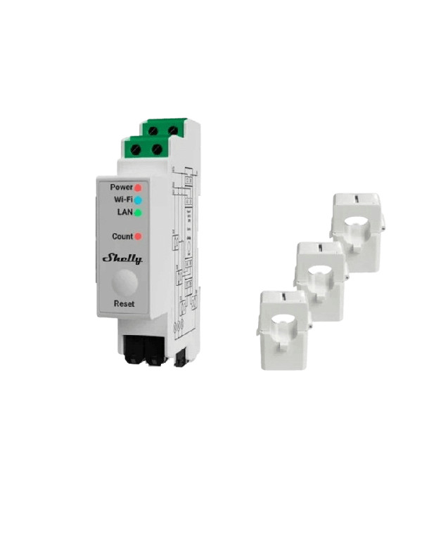 SOCONNECTED Shelly Contatore 3EM Pro SOCONNECTED Shelly Contatore 3EM Pro