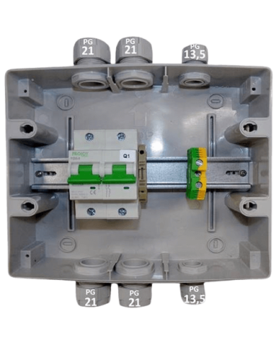 Quadro di protezione per batterie 125A / 48V Quadro di protezione per batterie 125A / 48V
